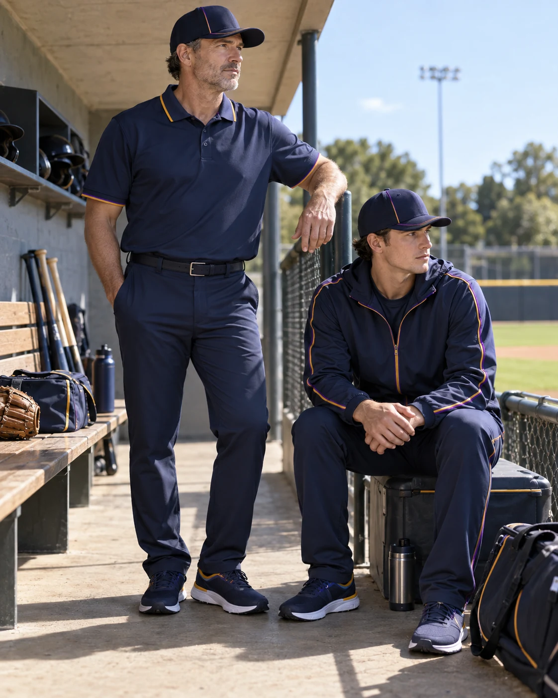 coaches & travel editorial baseball teamwear on an athlete