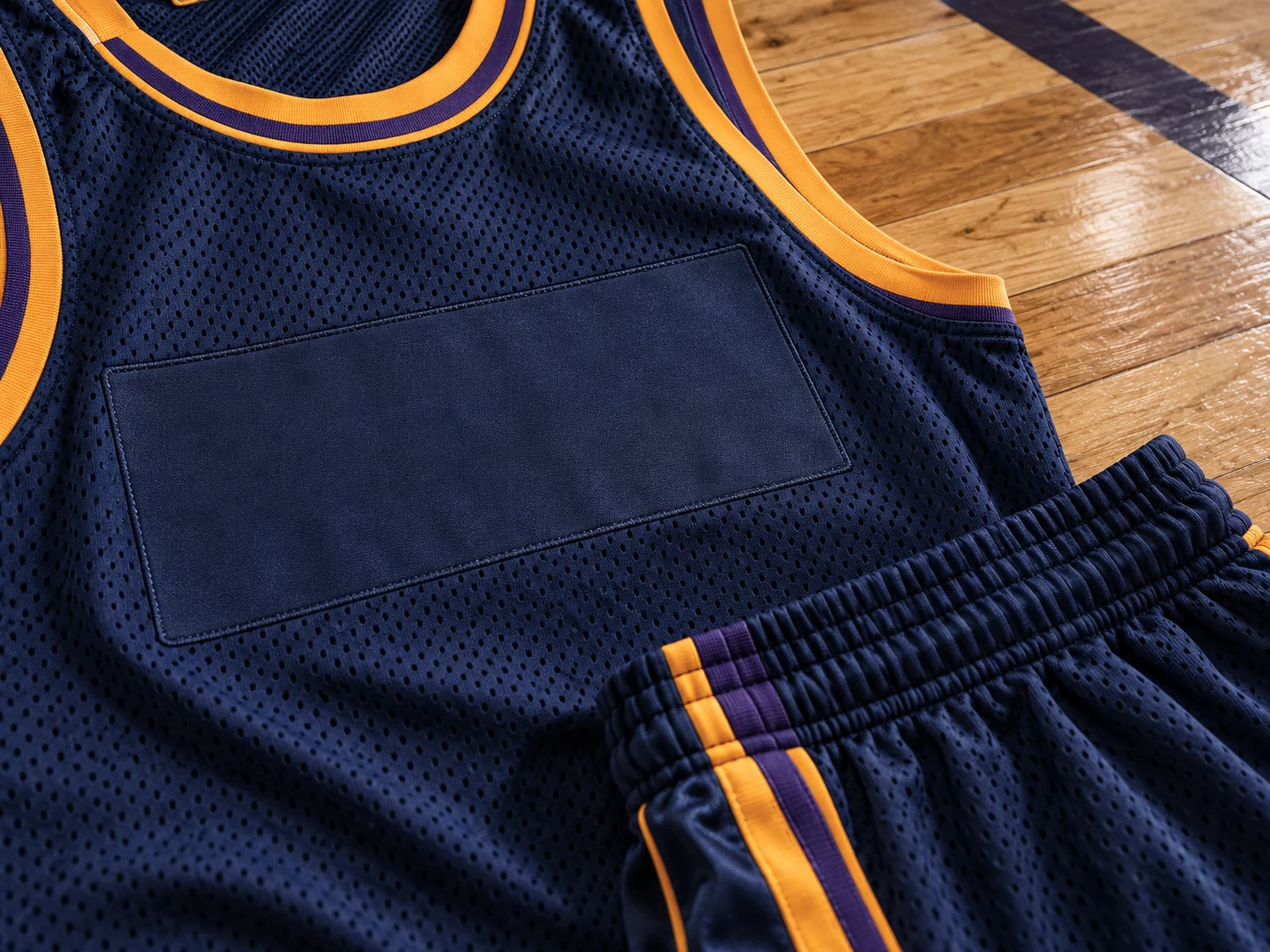 sponsor artwork basketball garment detail