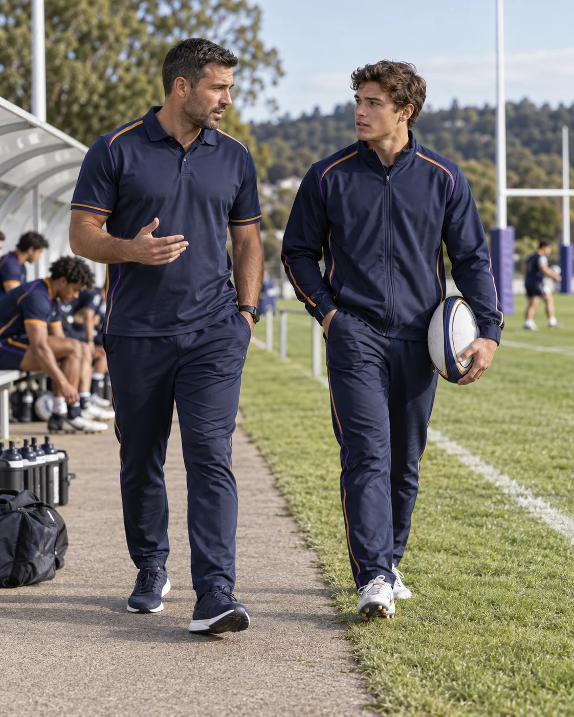 travel presentation editorial rugby teamwear on an athlete