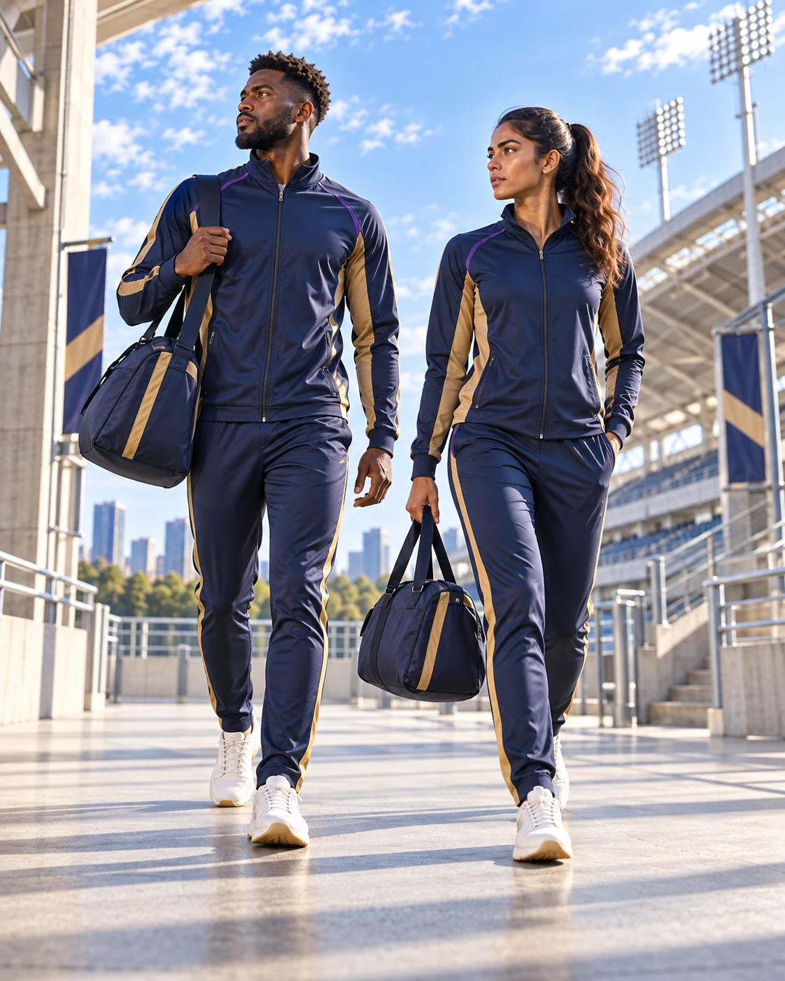 tracksuits & travel editorial soccer teamwear on an athlete