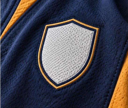 club marks volleyball garment detail